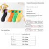 5 Pairs Children's Mid Tube Socks with Smiling Face
