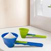 Spill-Proof Protein Powder Scoop With Sliding Funnel Mess-Free Dispenser BPA-Free PP For Pre-Workout & Water Bottles
