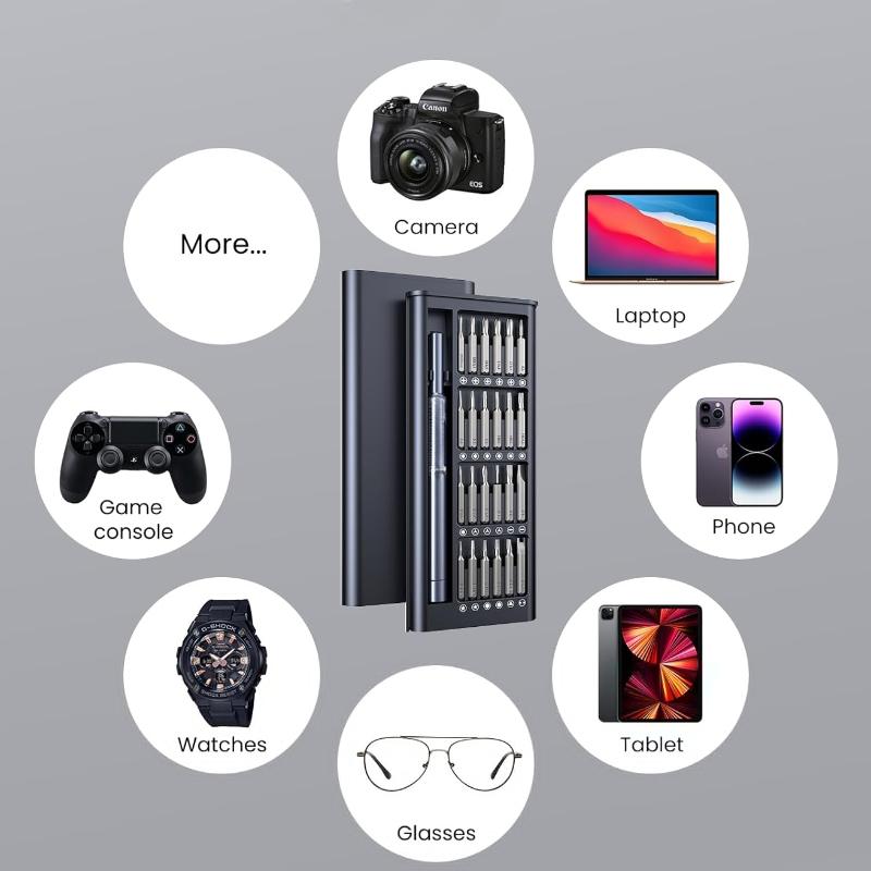 Набор прецизионных отверток 25 в 1, небольшой набор отверток, магнитный набор инструментов для ремонта ноутбука, iPhone, мобильного телефона, ПК, MacBook, планшета, компьютера, PS5