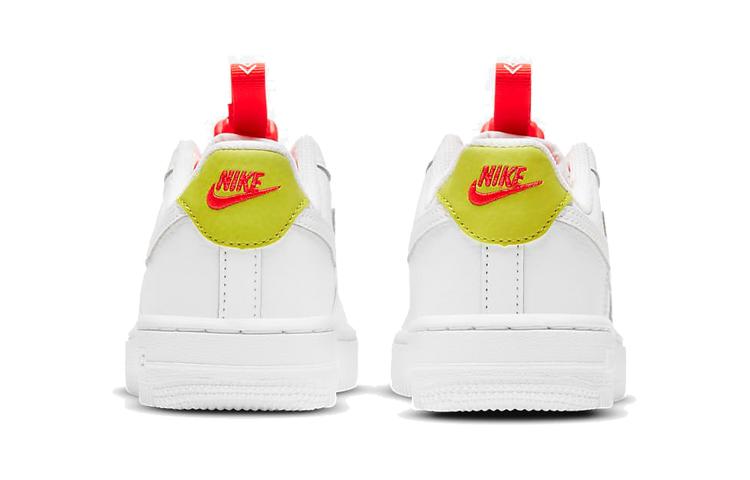 Nike Force 1 Toggle White Bright Crimson PS CU5287-102