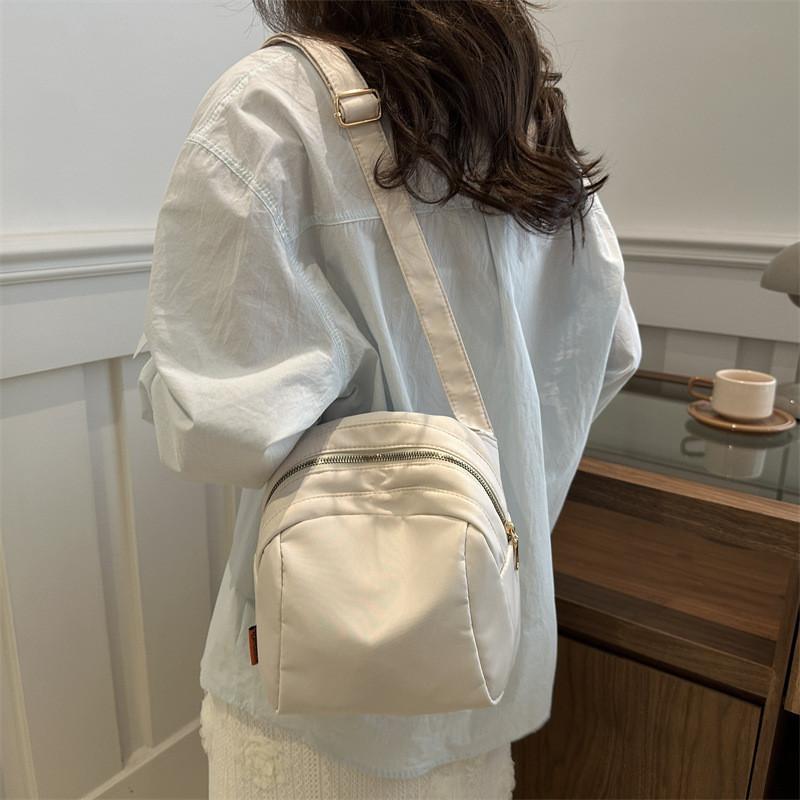 Urban Chic Oxford Cloth Small Square Bag For Women 2024 Summer Casual Versatile Shoulder Bag