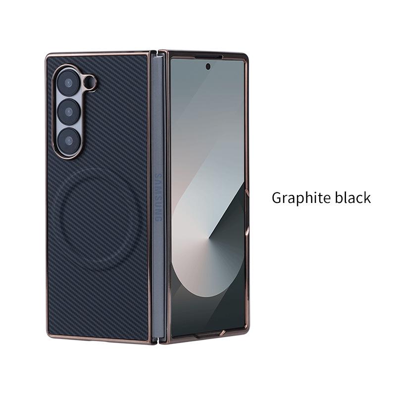 Премиальный магнитный чехол из углеродного волокна для Samsung Z-Fold 7/6