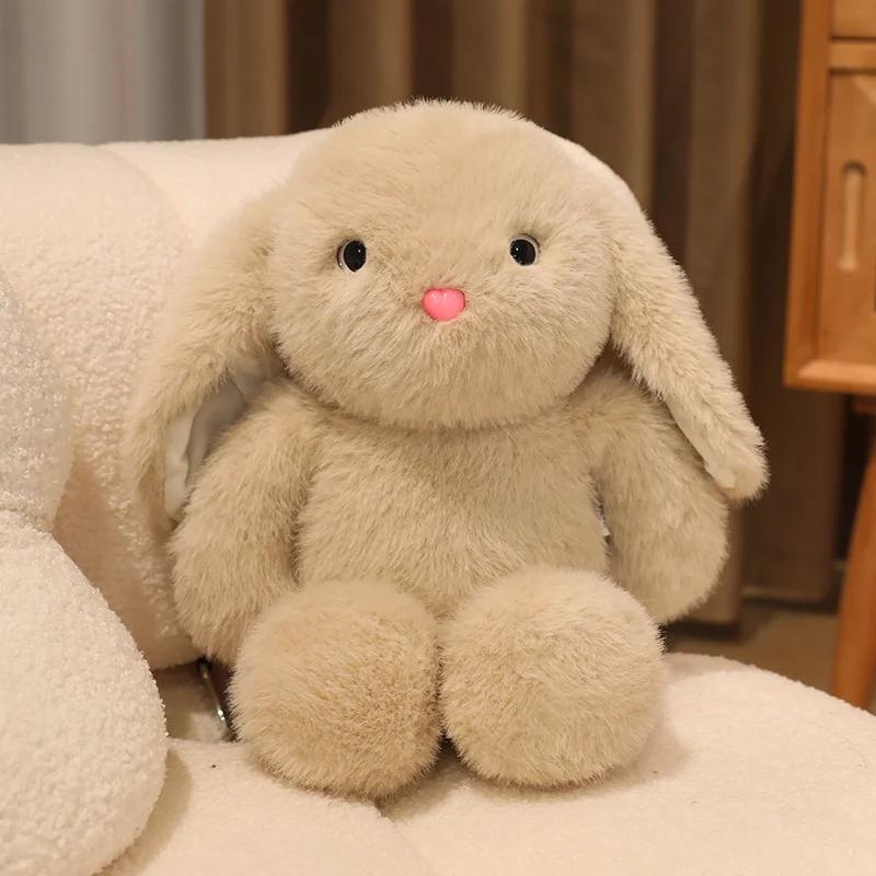 Cartoon Bear Rabbit Elephant Plush Toys Running Animal Stuffed Baby Doll Soft Pillow Children Appease Sleep Hug Doll Xmas Gifts