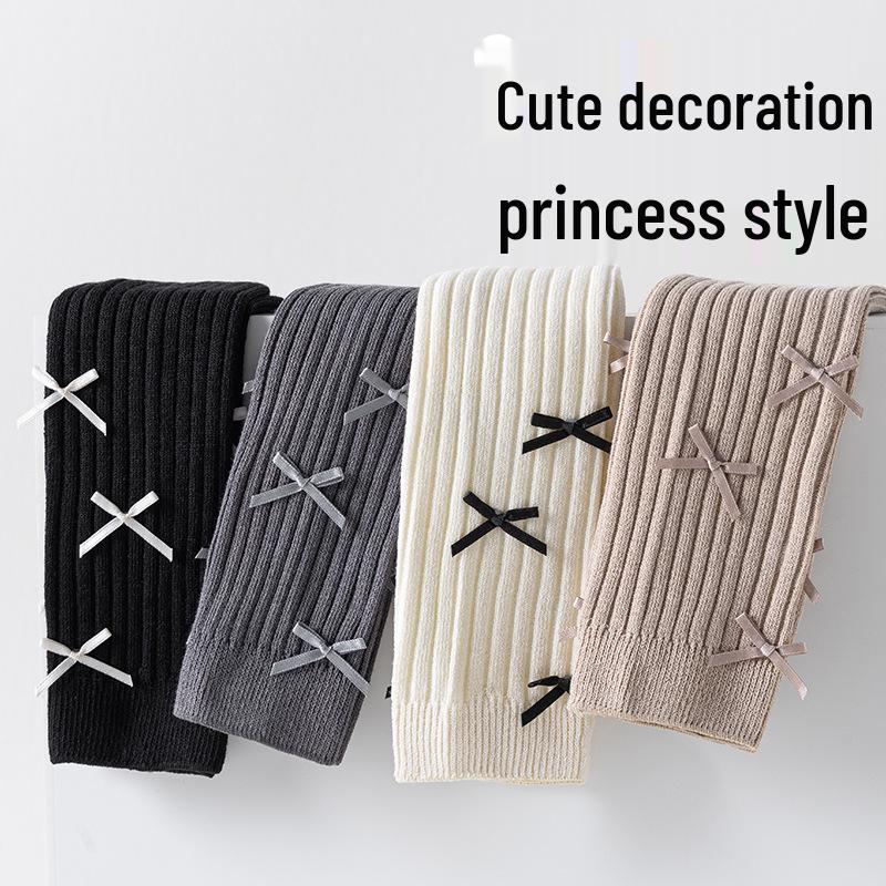 Хлопковые высокоэластичные колготки для девочек - Леггинсы для младенцев, малышей и детей на весну и осень