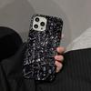 Прохладный яркий черный чехол для телефона с 3D складками для Iphone 14 12 11 13 Pro Max Mini Xr X Xs 6 6s 7 8 Plus Se тонкий мягкий чехол
