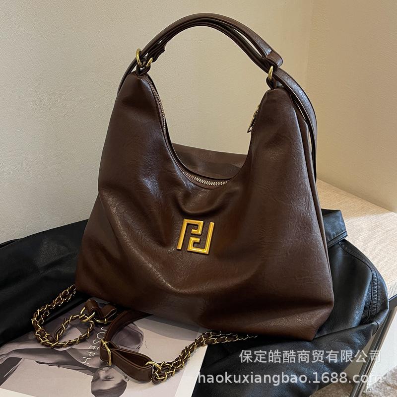 Premium Retro Bag Commuter Tote Bag Women's 2025 New Backpack Autumn and Winter Chain Multi-purpose Shoulder Bag