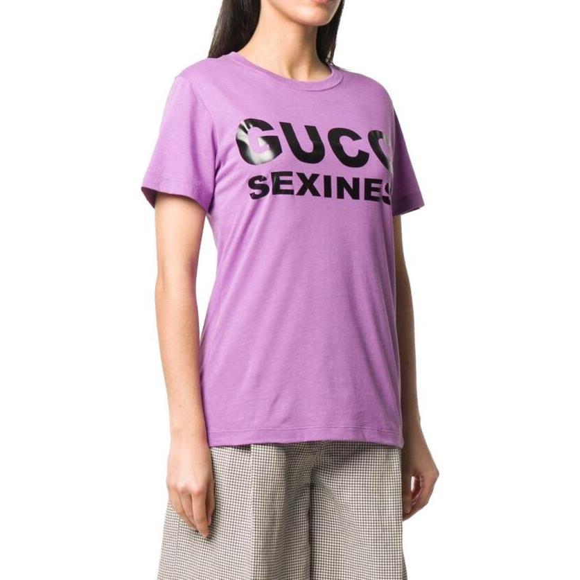 GUCCI SS23 T Shirt Women's Purple 623608-XJCLE-5103