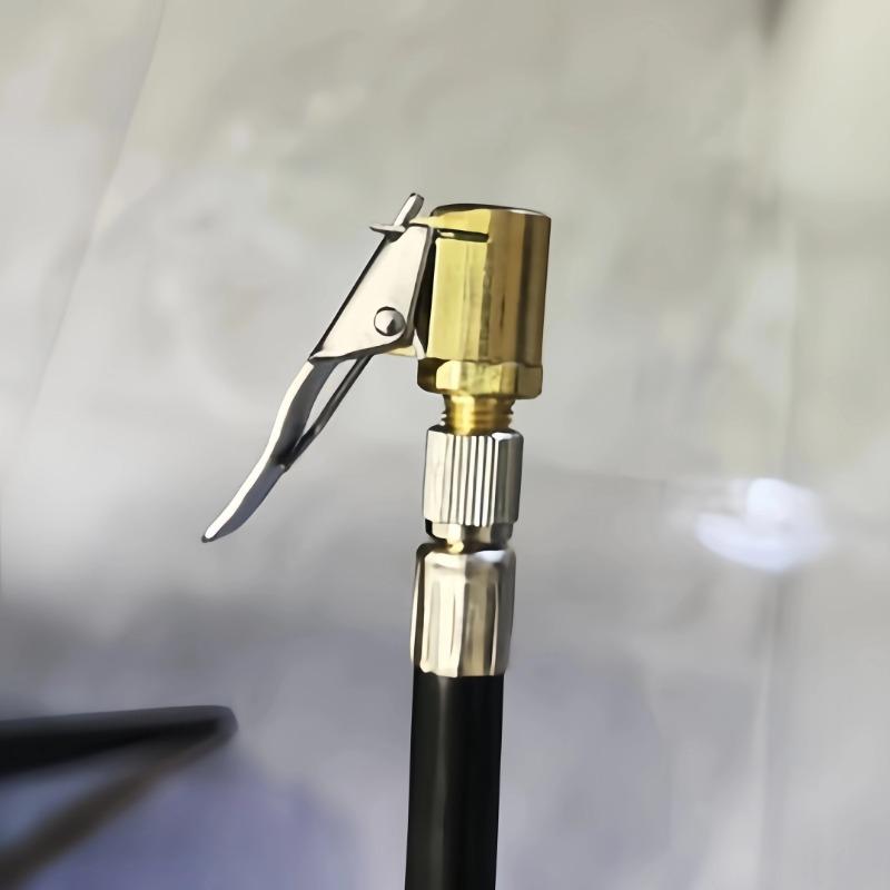 Автомобильный шинный воздушный зажим насос клапан соединитель зажим адаптер автомобильный латунный 8 мм шинный клапан насос