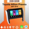 Android Carplay автомобильное радио для Toyota Allion Premio 2007-2016 мультимедийный проигрыватель головное устройство стерео GPS навигация BT WIFI 2+32 ГБ