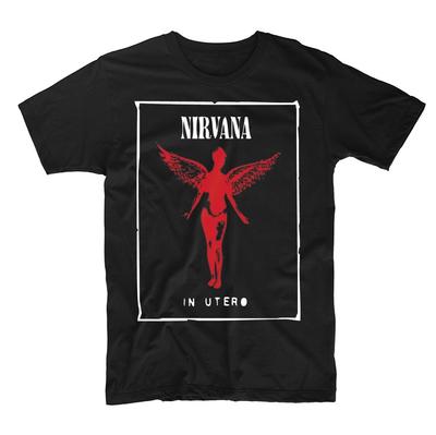 Nirvana In Utero Рок Металл Футболка Мужская Женская Унисекс Футболка