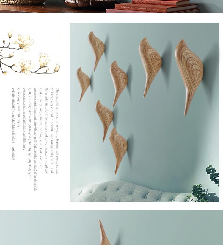 Modern Bird Decorative Wall Hooks for Coats & Hats - Indoor Simple Design