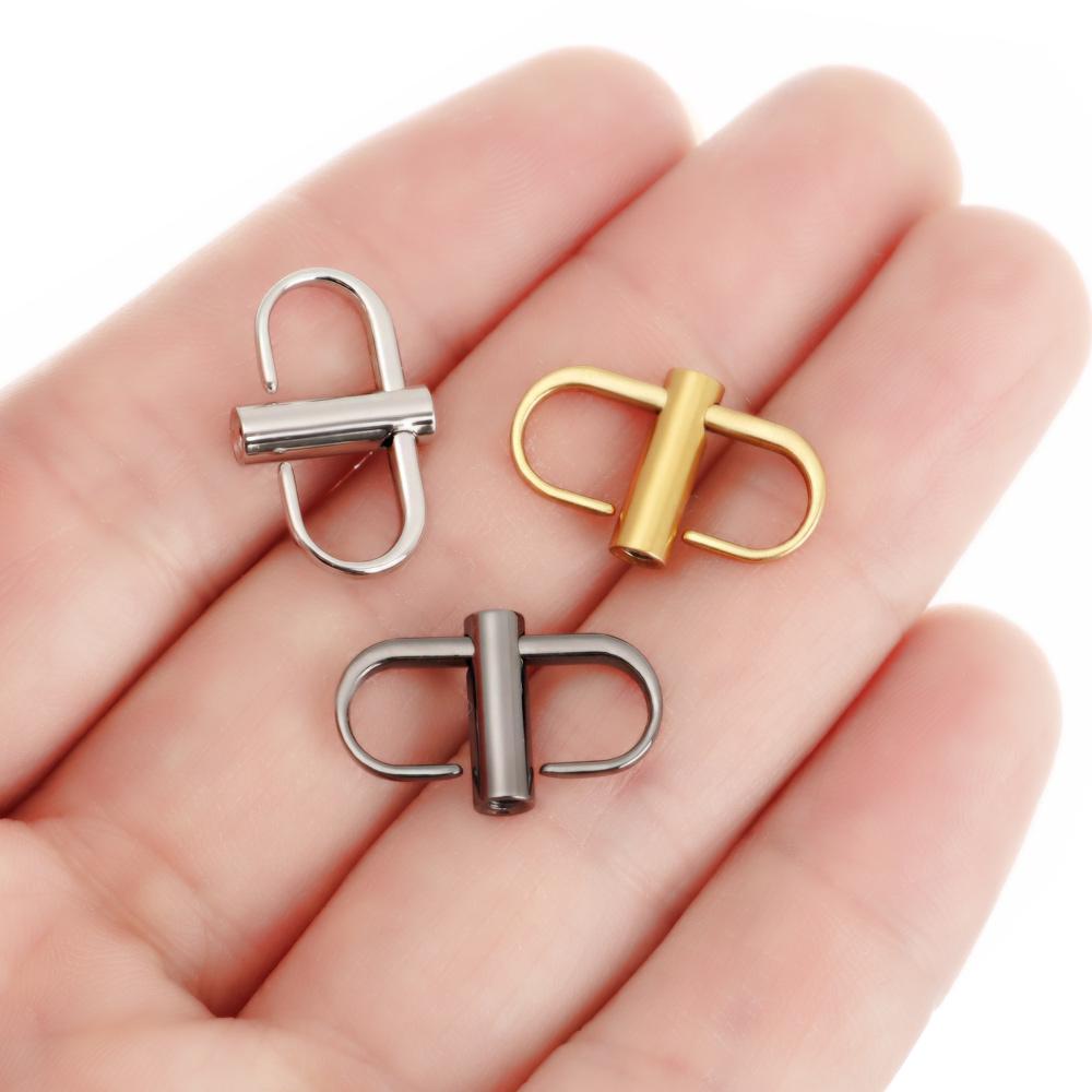 Accessories Strap Length Shorten Handbag Chain Buckles Bag Screw Positioning Metal Buckle Clip