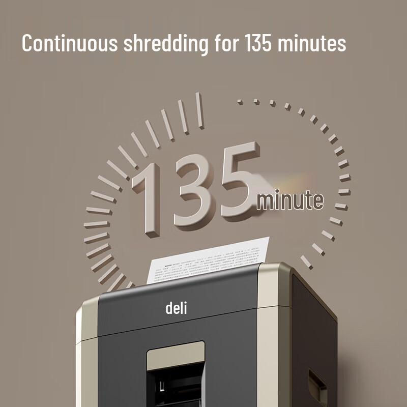 Deli GA706 Commercial High-Security Paper Shredder CN plug (adapter included)