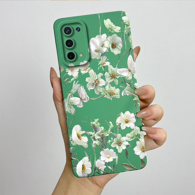 For OPPO A74 5G A54 5G Case A93 5G Capa Silicone Soft Phone Funda CPH2197 CPH2195 CPH2263 Painted Printed Protective Back Cover