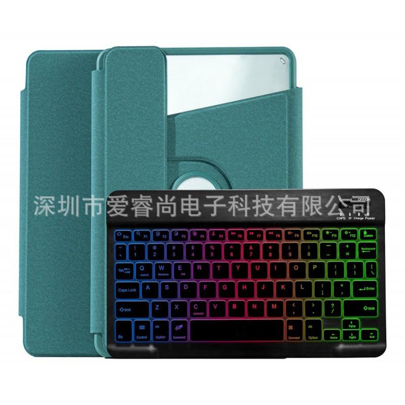 Universal Tablet Keyboard Case Galaxy Tab S11 A11 Plus With Rotating Acrylic Stand PU Leather Cover Sleep/Wake