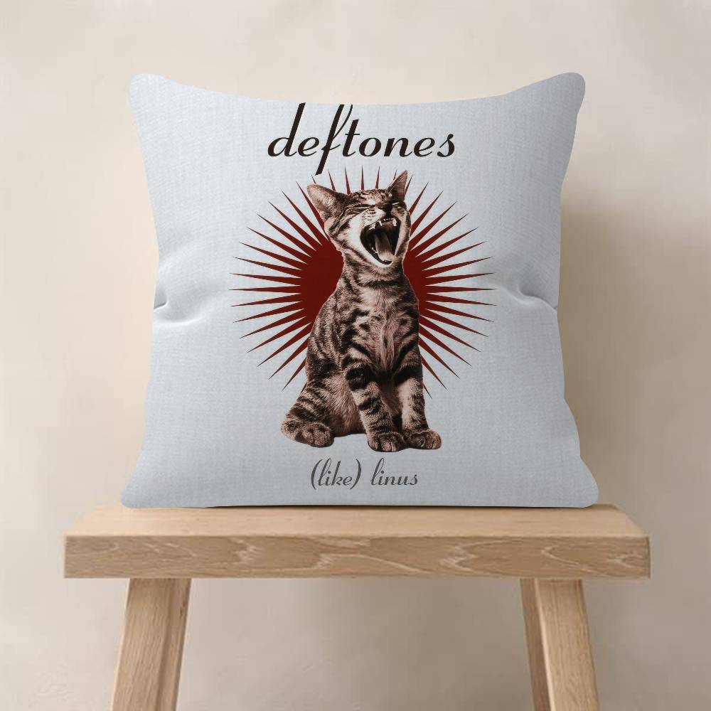 Band album DDeftones COOL  pillow cover sofa cushion cover home room decoration children gift