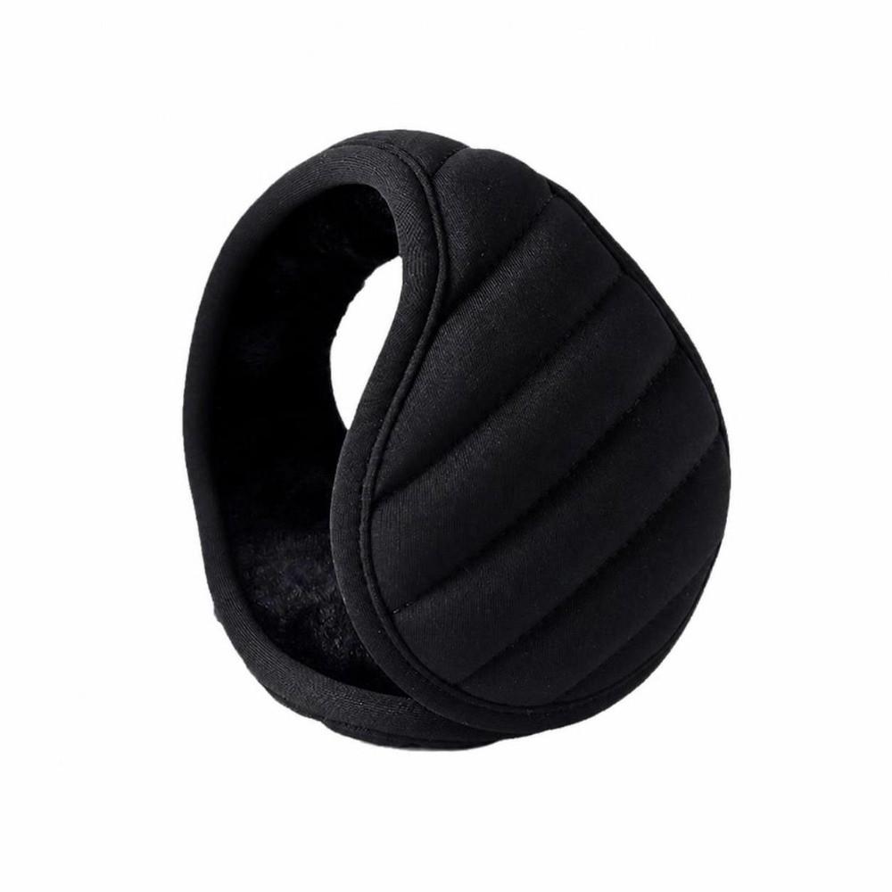 Lightweight Fold Winter Earmuffs Thick Plush Lined Windproof Ear Covers Cold Weather Use