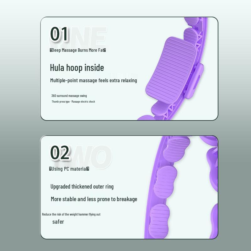 Умный утяжеленный хулахуп для похудения талии и тонизирования живота