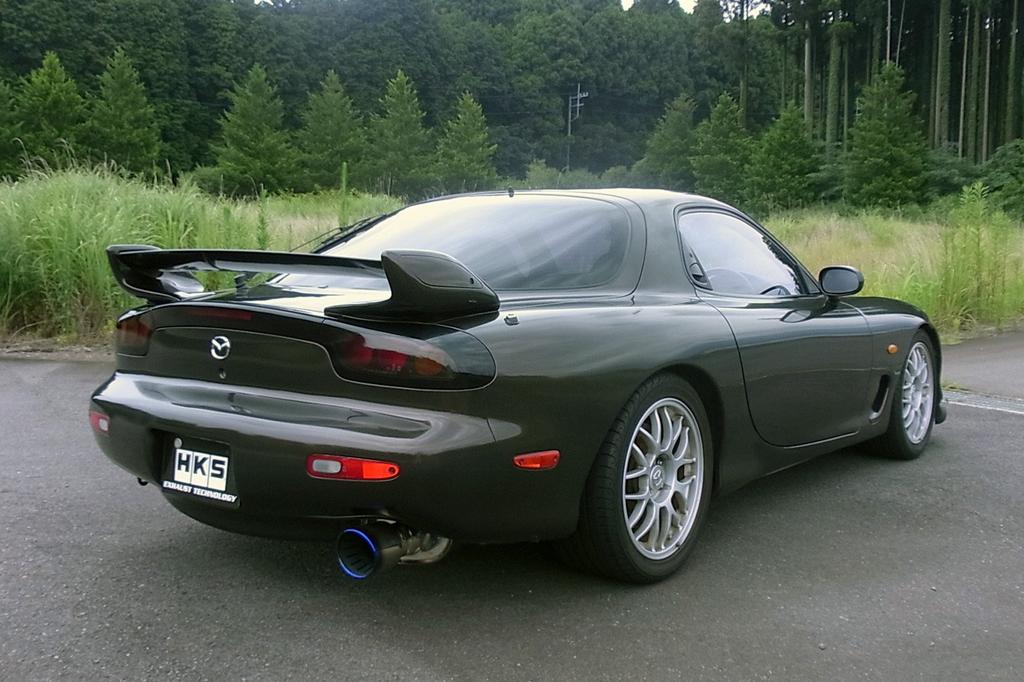 HKS Автомобильный спортивный глушитель Super Turbo глушитель Mazda FD3S Совместимые детали для проверки впускной и выпускной системы RX-7 31029-AZ001