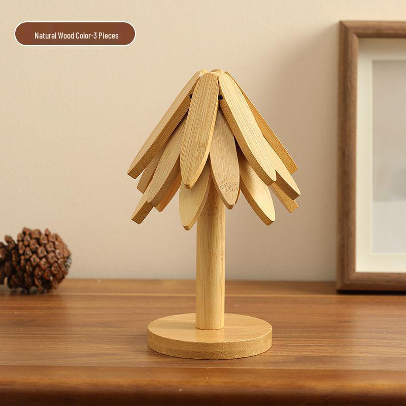 Премиальный изолированный коврик для стола под елку и набор подставок под горячее