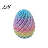 3D Printed Fidget Toy Twisting Egg Stress Relief Spiral Articulated Rotating Spinner