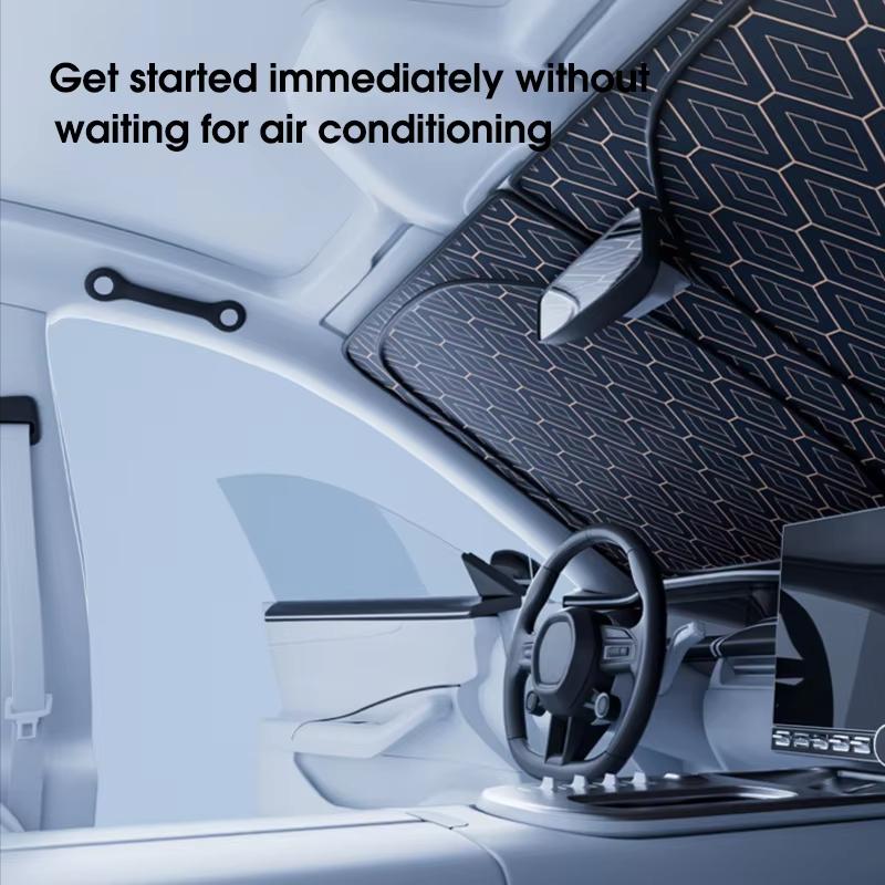 Thicken Car Windshield Sunshade Foldable Front Window Uv Reflective Sun Shade Cover Heat Insulation Protection For AutoWindshield Sunshades 1