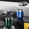 Мини-электробритва с двойной головкой, USB-перезаряжаемая, водонепроницаемая, дорожная, роторная бритва, портативный триммер для мужчин, инструмент для удаления волос и бороды, подарок отцу, парню