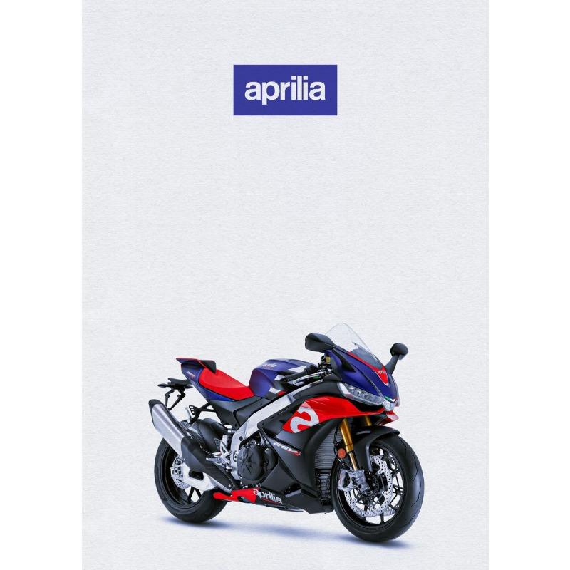 Aprilia Motor Bike Poster Canvas Printing Classic Sports Motorcycle Aesthetic Decor Men Home Room Bedroom Wall Decoration Gift