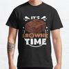 Мужская мода повседневные короткие рукава It's Brownie Time топы эстетичные винтажные футболки больших размеров