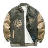 Бейсбольная куртка мужская ретро-куртка весна-осень свободный верх вышитая куртка