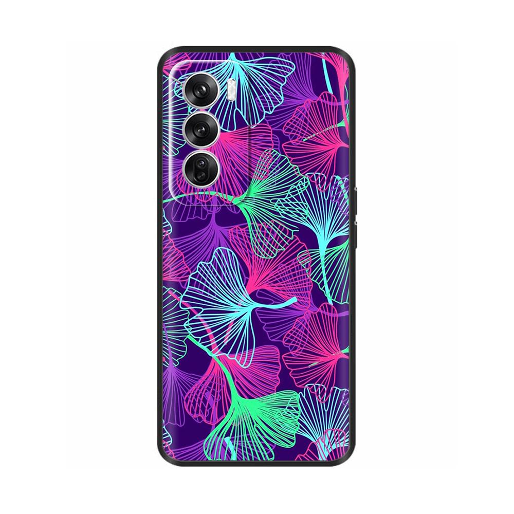 Роскошный painted чехол для OPPO Reno 12 Pro Задняя крышка Силиконовый чехол для телефона для OPPO Reno 12 Reno12 Pro 5G Защитный корпус Capas