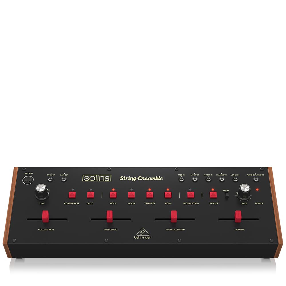 Behringer Аналоговый синтезатор струнных ансамблей Эффект 49-голосная полифония Совместим с Eurorack Совместим с MIDI SOLINA STRING ENSEMBLE Хорус/Фейзер