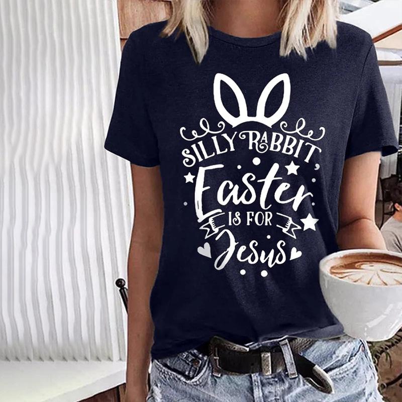 Футболка Shiying с круглым вырезом, женская, вельветовая, с принтом текста