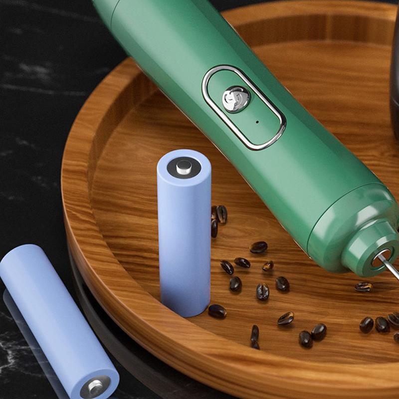 Электрический вспениватель молока, портативный пенообразователь для напитков, миксер для кофе, взбиватель яиц, венчик