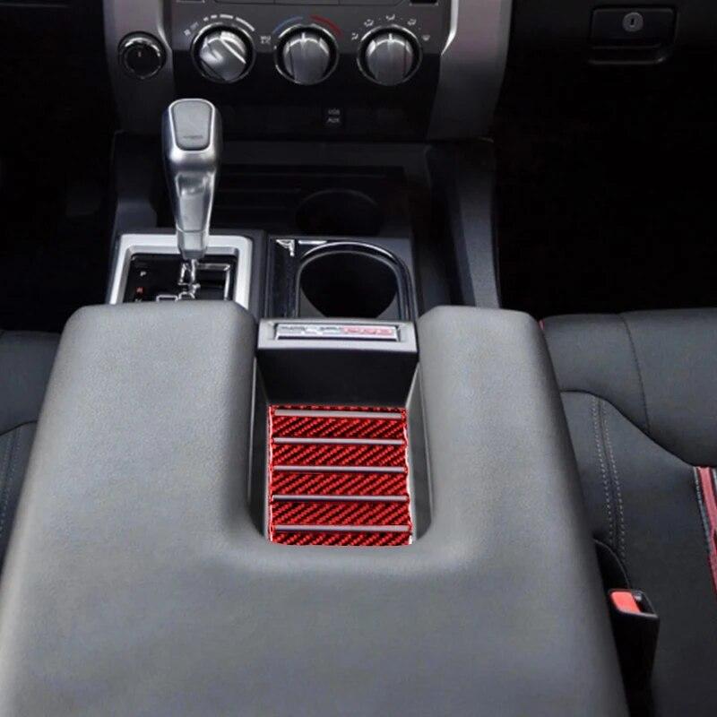 Для Toyota Tundra 2014-2018 автомобильная консоль, подлокотник, крышка центрального ящика для хранения, уплотнительная наклейка, отделка, автомобильные аксессуары для интерьера