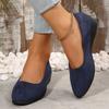 Shallow Mouth Black New Women's Shoes Fashion Work Shoes Flat Work Soft Bottom Comfortable Single Shoes