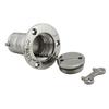 Marine Hardware 316 Stainless Steel Deck Filler Fill Fuel Gas Diesels Water Waste Caps Accessories Yacht