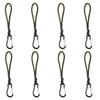ZeniMart Stretch Cord Guyline Hook Bungee Loop Camping Tent Шнур Эластичная веревка Пряжка Палатка с фиксированным шнуром для банджи Карабин Крюк Эластичная веревка