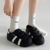 Королева Фан Черные Ретро Внутреннее Увеличение Высоты Плоская Подошва Женские Летние Новые Мягкая Подошва Повседневные Кеды