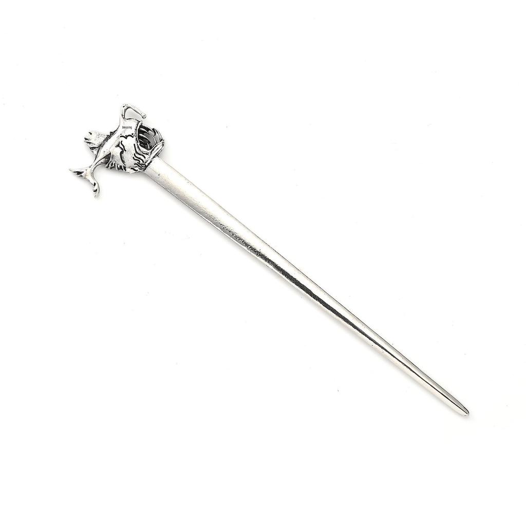 Ретро Викинг Готическая Лампа Рыба Заколка для Волос - Аксессуар для Вечеринки в Норвежском Стиле