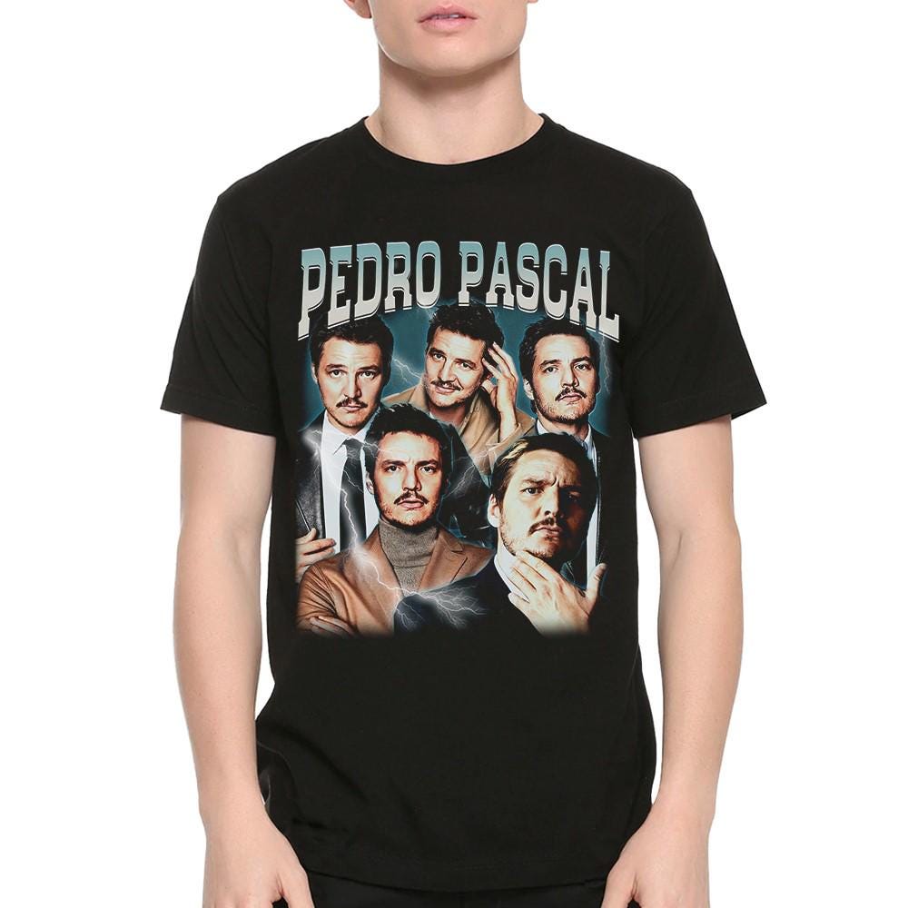 Pedro Pascal Photo Collage T-Shirt, Men's and Women's Sizes (PED-35111)