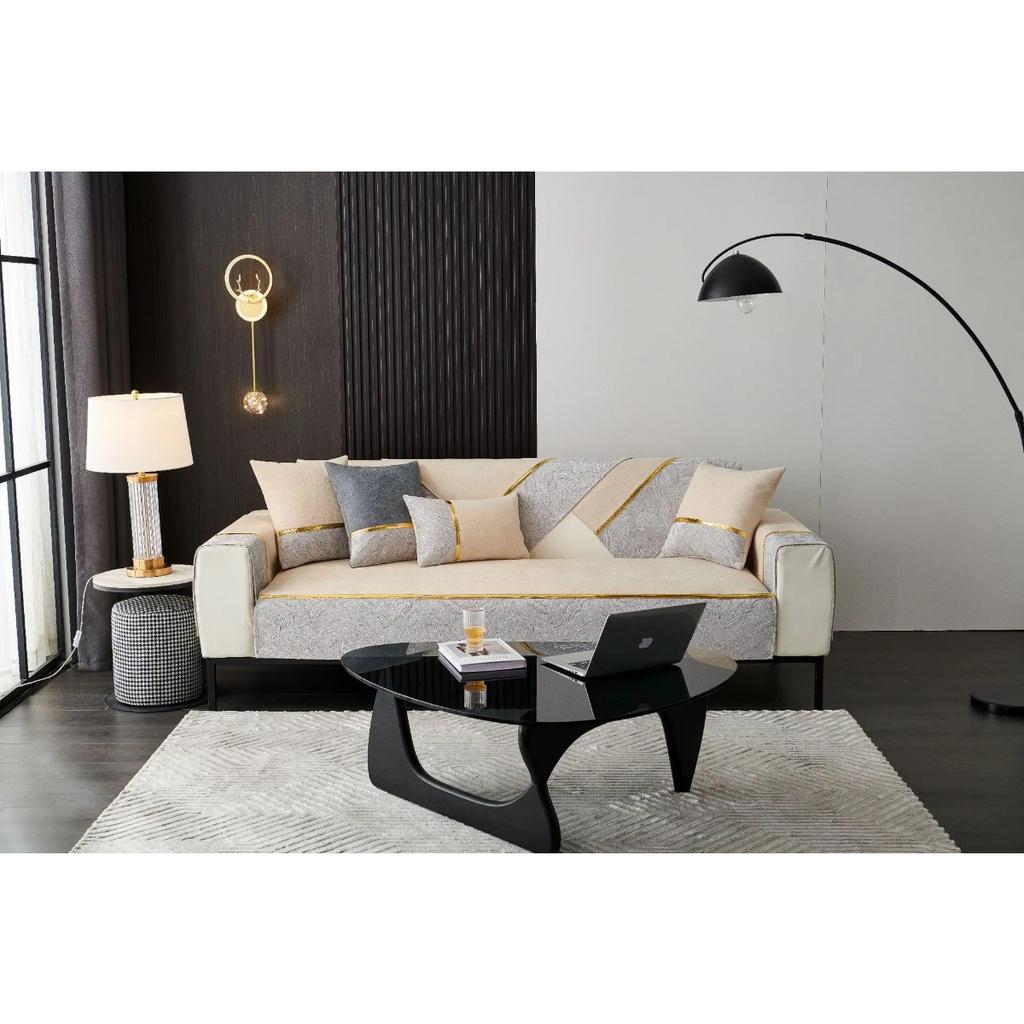 Роскошный чехол для дивана из шенилла Nordic Four Seasons Universal Anti-slip для дивана, подушка для украшения гостиной, чехол для диванного полотенца