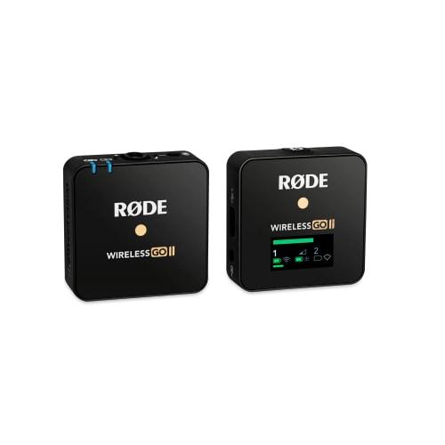 RODE AUX Microphones Wireless GO II Single Wireless Microphone System (WIGOIISINGLE, Black)