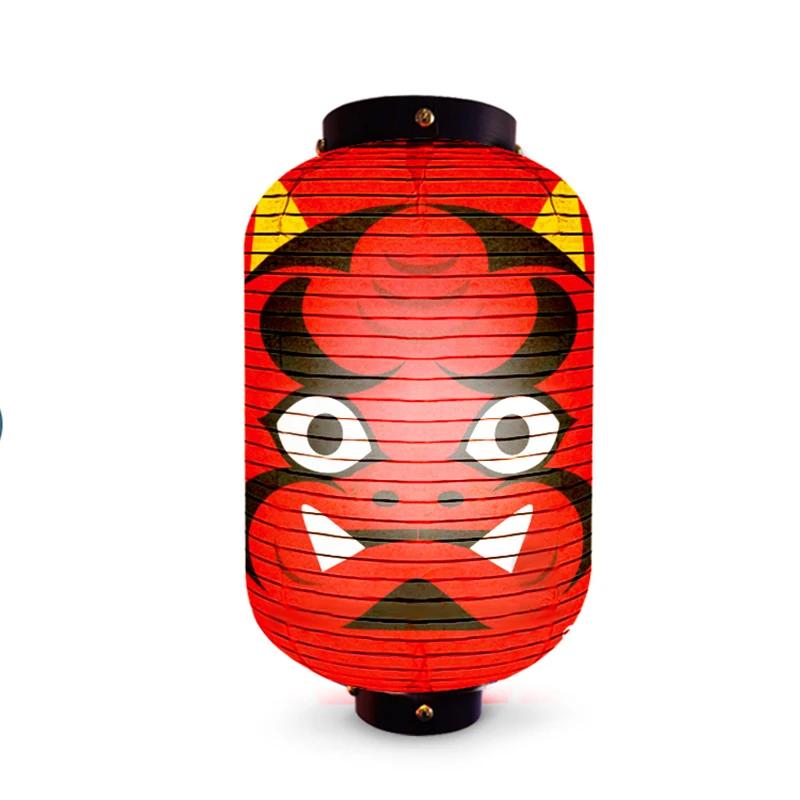 Waterproof Japanese Style Hanging Lantern Sashimi Sushi Pub Bistro Restaurant Izakaya Lantern Party Decor Grimace Lantern