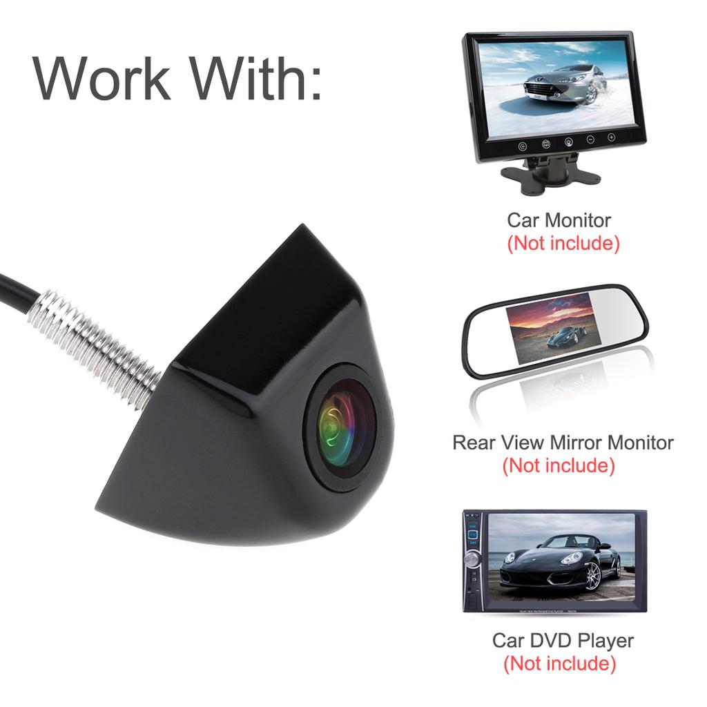 170-градусная автомобильная камера заднего вида ночного видения IP67 Водонепроницаемая резервная парковочная камера заднего вида