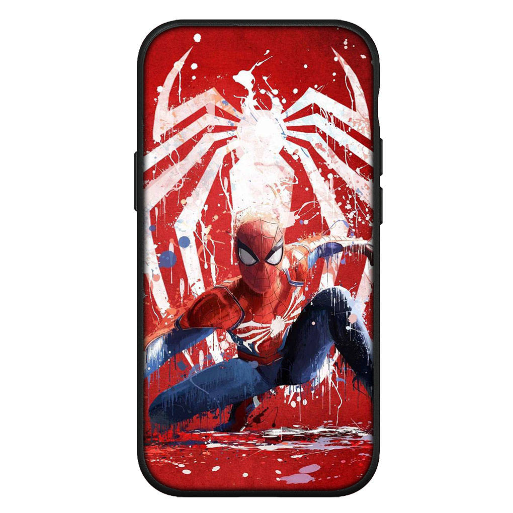 Чехол для iPhone 15 14 Xiaomi Redmi Note 13 12 11 Pro Max X 8 7 9 XR Samsung Galaxy S24 S23 10 OPPO A15 Huawei Чехол для телефона с изображением Человека-паука из мультфильма «Человек-паук»