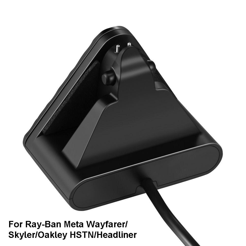 USB-A Charging Charging Dock Anti-slip Glasses Charging Bracket for Ray-Ban Meta Wayfarer/Skyler/ HSTN/Headliner 5