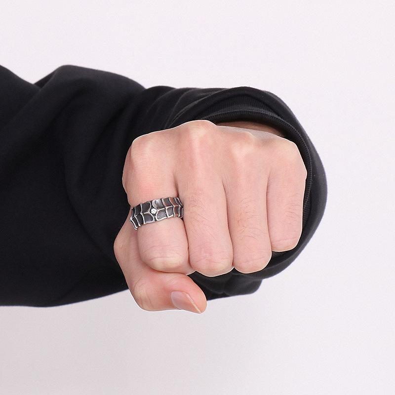 Кольцо из нержавеющей стали с драконом для мужчин в стиле хип-хоп, винтажное, уникальное, смелые ювелирные изделия в стиле байкер, панк, готика, парное кольцо на палец