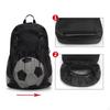 Soccer Basketball Backpack Training Equipment Bag Mesh Pocket with Ball Holder Sports for