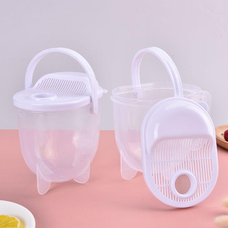 1 шт. Удобный кухонный пластиковый очиститель Быстрая мойка Устройство для мытья риса KTY